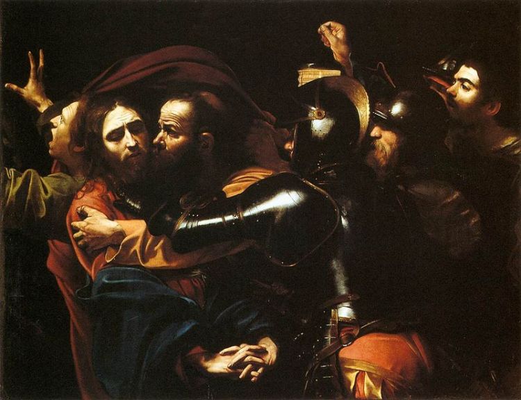 800px-Caravaggio_-_Taking_of_Christ_-_Dublin